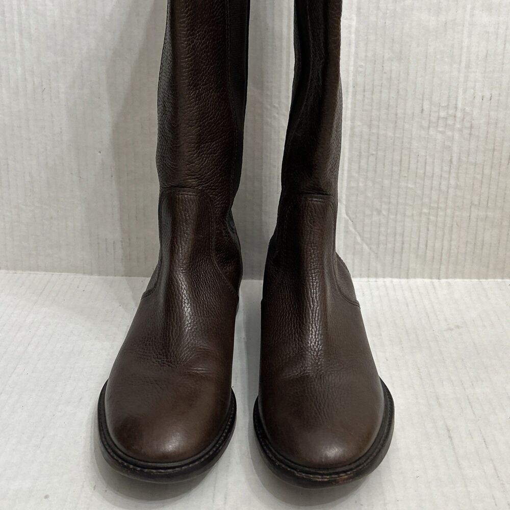 Tory Burch Christy Tumbled Leather Stretch Boot Sz 10 1/2M